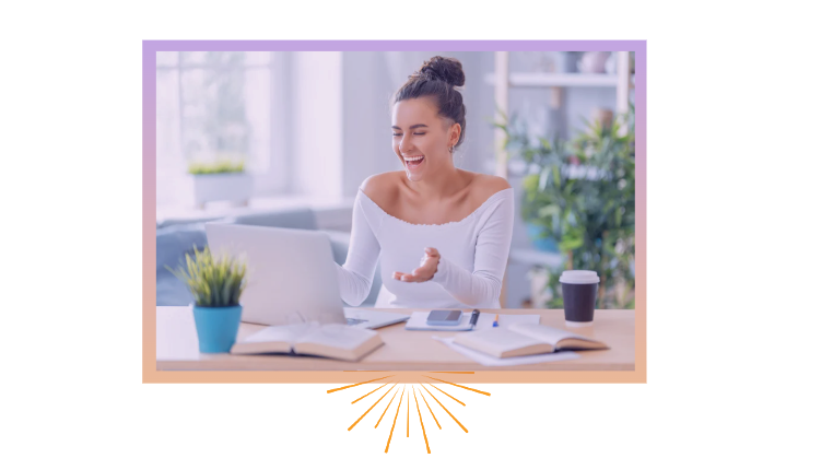 Session de coaching en visio avec une coach en développement personnel pour femmes